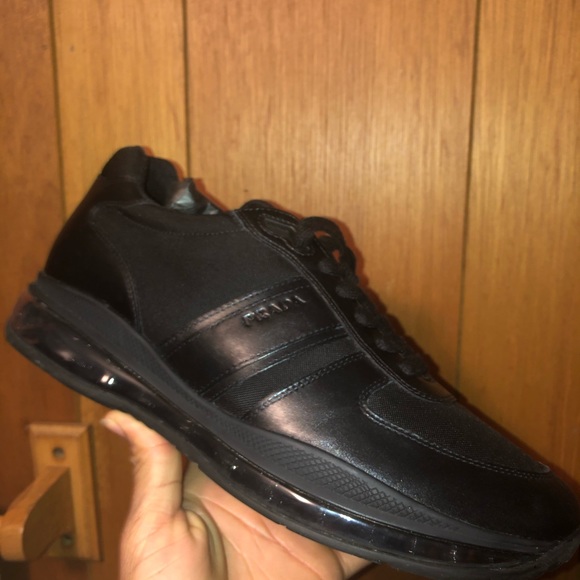 MENS PRADA SNEAKER LEATHER/MESH - Picture 3 of 7